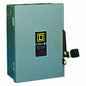 Square D - D211NCP General Duty Safety Switch, Fusible, 30-Amp, 120V, 2-Pole, Indoor, W/Neutral