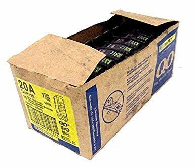 Square D 20 Amp 1 Pole Bolt-on Circuit Breaker QOB120 (10-Pack)