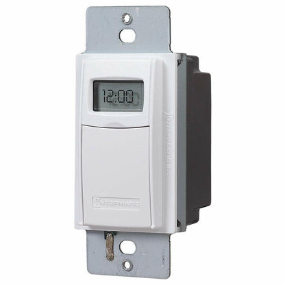 Intermatic EI600WC Decorator Digital In-Wall 7-Day Astronomic Timer, White