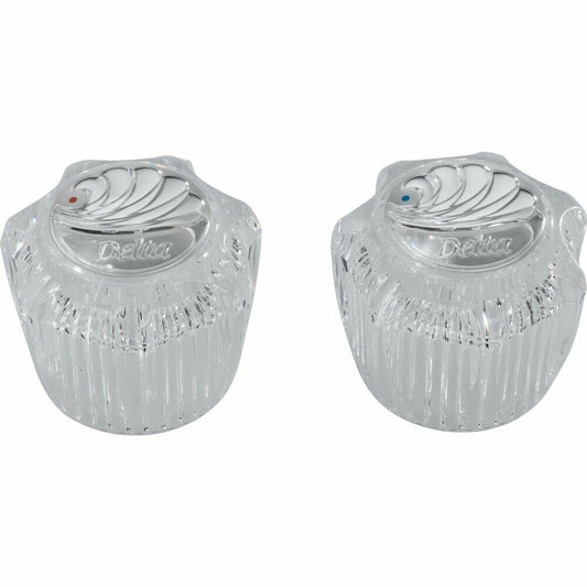Delta Clear Knob Handle Set RP23498