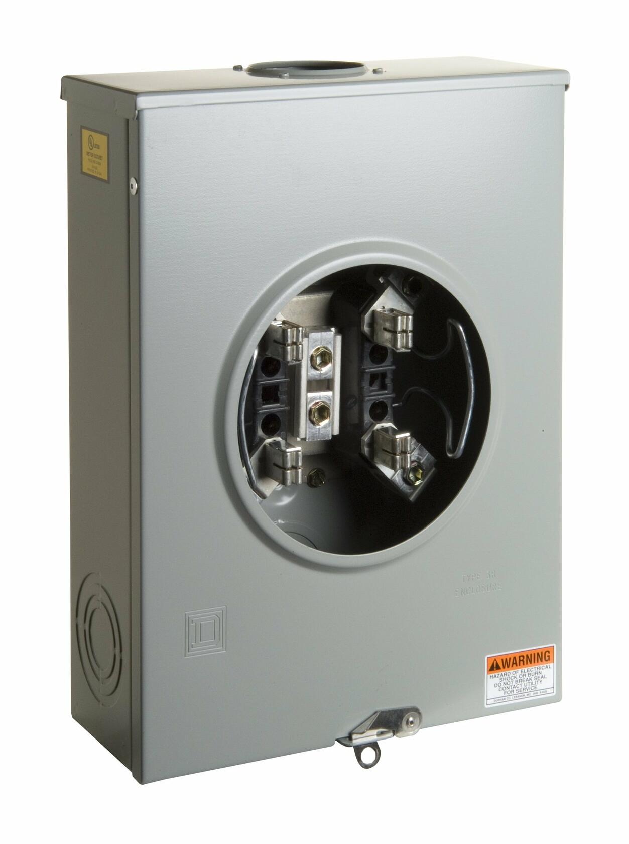 Square D By Schneider Electric UTRS213B 200A Ringless Meter Socket