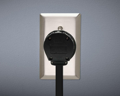 Legrand Pass & Seymour 3869CC6 30/50 Amp 250V 2 Pole 3 Wire Angle Plug, NEMA 6 30P and 6 50P, Black (1 Count)