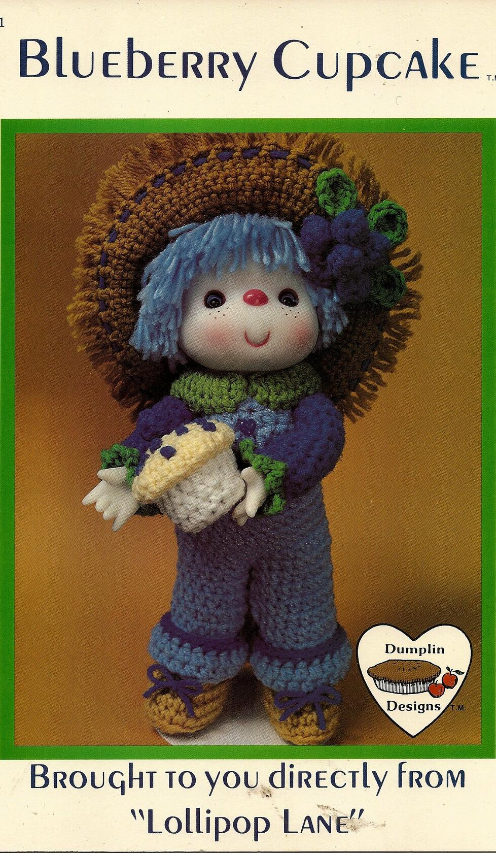Blueberry Cupcake - Crochet Pattern - From Lollipop Lane - Dumplin Designs - #CDC411 - 1984