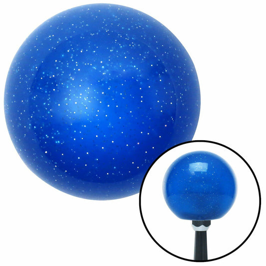 American Shifter 227 Old Skool Blue Sparkle Shift Knob with Metal Flakes