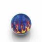 American Shifter 53775 Blue Shift Knob with Flames and Metal Flakes