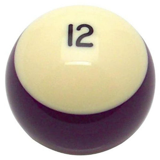 American Shifter 96056 Purple Stripe 12 Ball Billiard Pool Shift Knob
