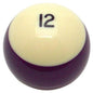 American Shifter 96056 Purple Stripe 12 Ball Billiard Pool Shift Knob