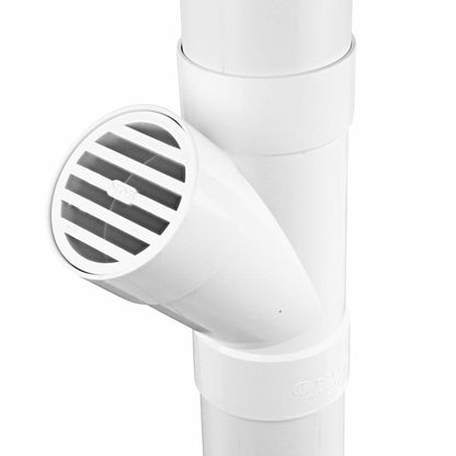 NDS Schedule 35 3 in. Hub each X 3 in. D Hub PVC Wye 1 pk