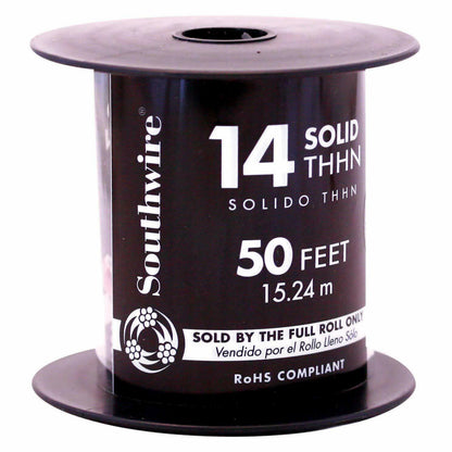 1PC Southwire 14 AWG Solid THHN Electrical Wire