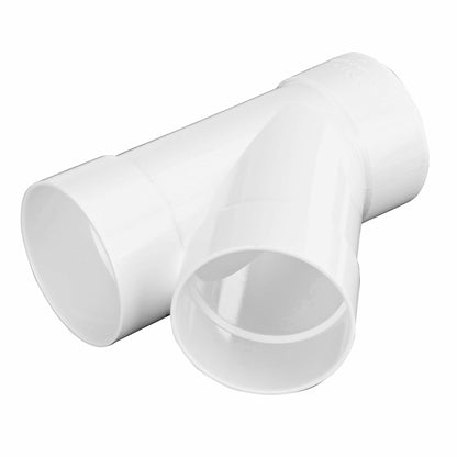 NDS Schedule 35 3 in. Hub each X 3 in. D Hub PVC Wye 1 pk