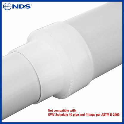 NDS 4696274 4 x 3 in. Dia. Hub Schedule 35 Reducing Coupling