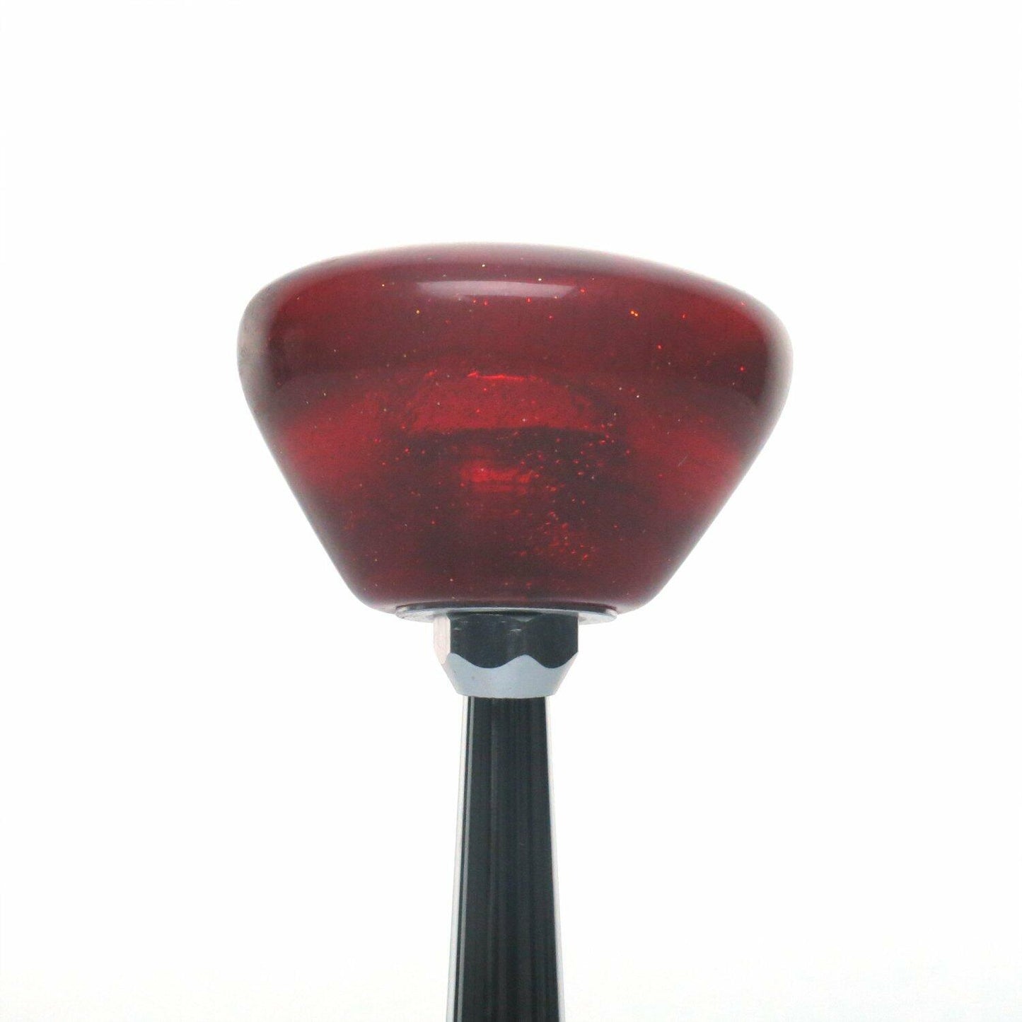 American Shifter 238 Retro Clear Red with Sparkle Shift Knob with Metal Flakes