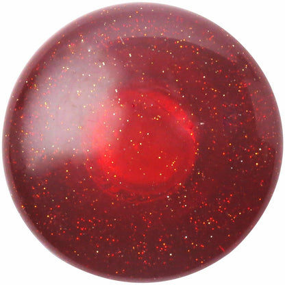American Shifter 238 Retro Clear Red with Sparkle Shift Knob with Metal Flakes