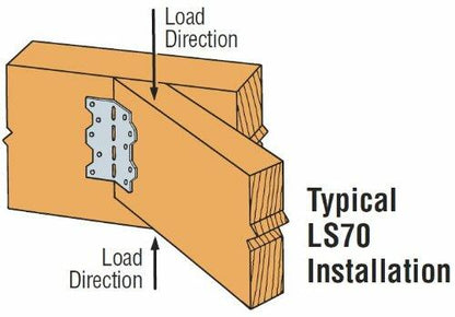 25 Pack Simpson Strong Tie LS70 6-3/8" Skewable Reinforcing Angle