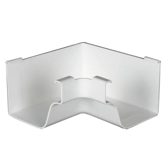 Amerimax M0504 Stair Post, 5 in Gutter, Vinyl, White