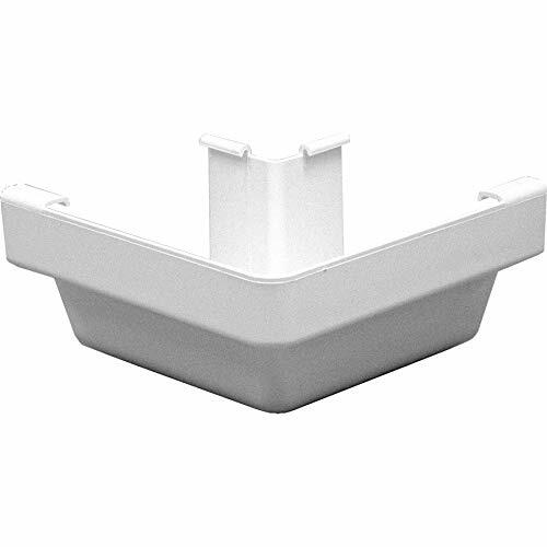 Amerimax 5 In. Traditional K-Style White Vinyl Gutter Outside Miter M0503HP