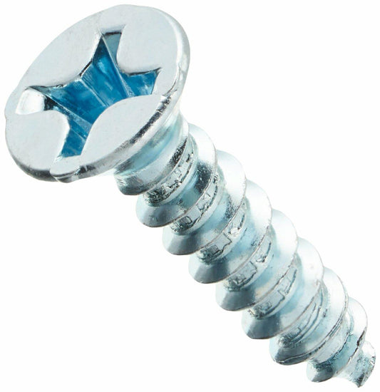 The Hillman Group 40850 Flat Head Phillips Wood Screw, 12-Inch x 1-Inch, 75-Pack