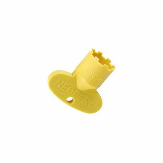 Neoperl 11 9040 5 Tom Thumb Cache Key for Tom Thumb Size Cache Aerators, Yellow Color, Plastic