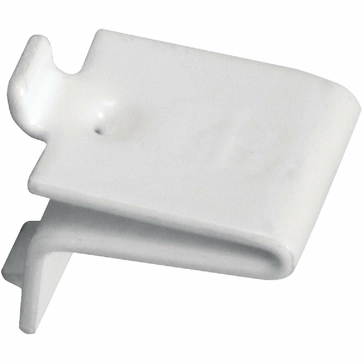 Knape and Vogt 256SPWH 3/4" X 5/8" White Shelf Supports 12 Count