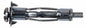 Hillman 3/16 in. D X 2 1/4 in. L Metal Round Head Hollow Wall Anchors 2 pk
