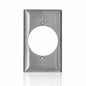 Leviton 1-Gang Single Wallplate, Standard Size, Magnetic Stainless Steel, C-Series,SL723