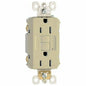 Legrand-Pass & Seymour 1597ICC10 Self-Test GFCI Receptacle Outlet with Wall Plate, 15Amp 125V, Ivory