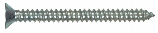 Hillman 5561 10 x 1.25 in. Phillips Flat Head Sheet Metal Screw  Carded 6 - pack of 10