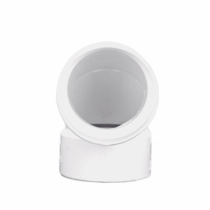 NDS 3 in. Dia. x 3-1/2 in. L Hub 90 deg. PVC Elbow