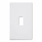 Lutron Fassada 1 Gang Wall Plate - White