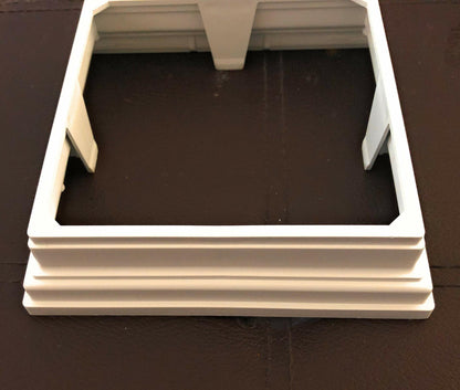 White Trex Post Sleeve Skirt 4 In. X 4 In