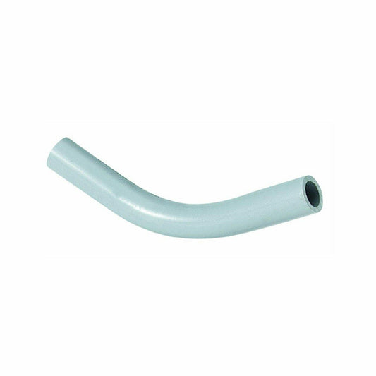 Lamson/Carlon UA7ADR-CAR Carlon Standard Radius Conduit Elbow, 45 Deg, 1/2 in Rigid, Plain, SCH 40, PVC, Gray
