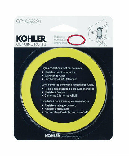 KOHLER Genuine Part Gp1059291 Canister Seal, Seal for All Single Flush Class 5 and Class 6 Canister Toilets, Chemical Resistant