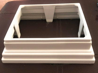 White Trex Post Sleeve Skirt 4 In. X 4 In