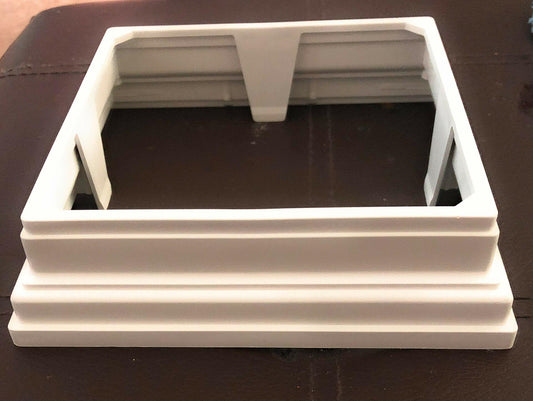 White Trex Post Sleeve Skirt 4 In. X 4 In