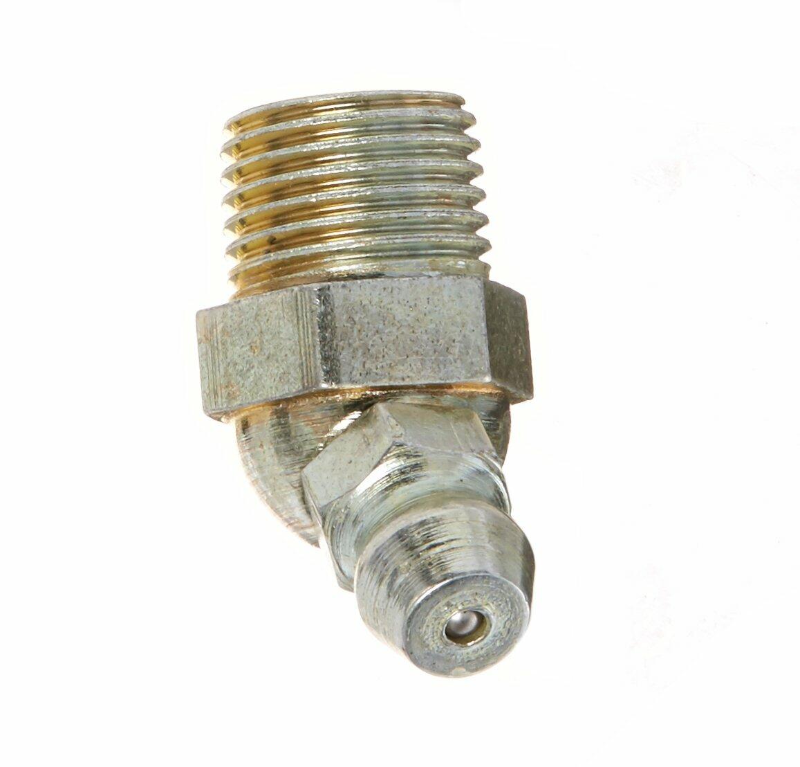 LubriMatic 11-159 Grease Fittings - 1/8" NPT 45 Degree Angle - Pack of 5