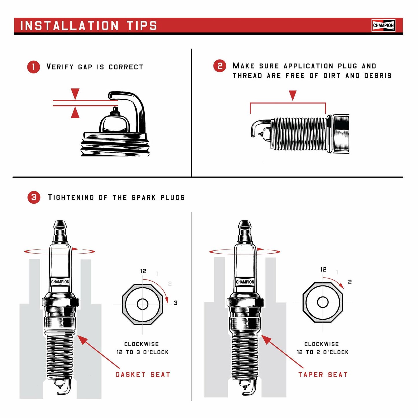 Champion Small Engine spark Plug, RA8HC/810C