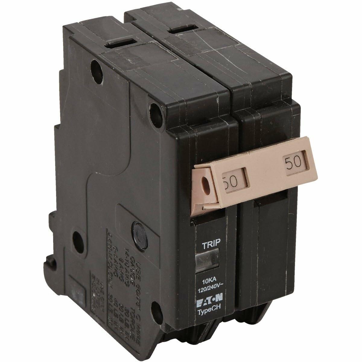 Eaton CHF250CS 50 Amp Cutler Hammer Double Pole Circuit Breaker