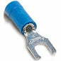 14RB-8FL, Fork Terminal 14-18AWG Copper Blue 24.63mm Electro Tin (50 Items)