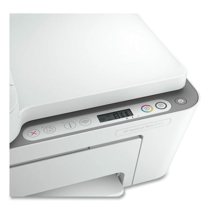 HP DeskJet Plus 4155 Wireless All-in-One Printer, Mobile Print, Scan & Copy, Instant Ink Ready, Auto Document Feeder, Works with Alexa (3XV13A)