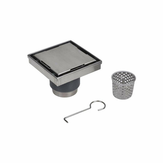 Designline 6 in. x 6 in. Square Drain Tile-in Grate