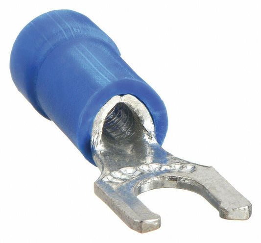 Fork Terminal, Lockng, 10 Stud, Blue, PK100