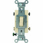 Leviton S01-CS415-IS Ivory Commercial Grade 4-Way AC Quiet Switch Toggle