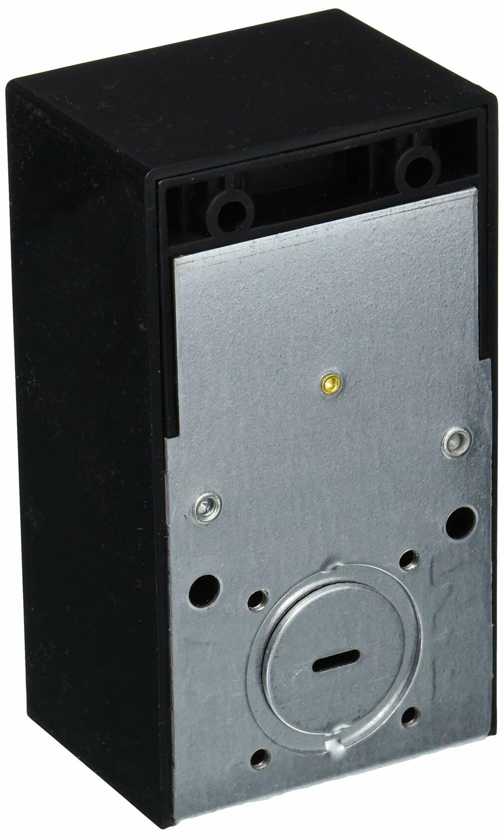 Leviton 55050 50 Amp, 125/250 Volt, NEMA 14-50R, 3P, 4W, Surface Mounting Receptacle, Straight Blade, Industrial Grade, Grounding, Side Wired, Steel Strap, 1 Pack, Black