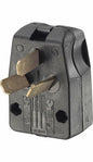 Leviton 287-T Dual Power Straight Blade Angle Plug, 125/250 V, 30/50 A, 3 P, 3 W, No Size, Black