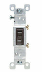 Leviton 1451-2 15 Amp Single-Pole Toggle Switch Residential - Brown (Pkg of 5)