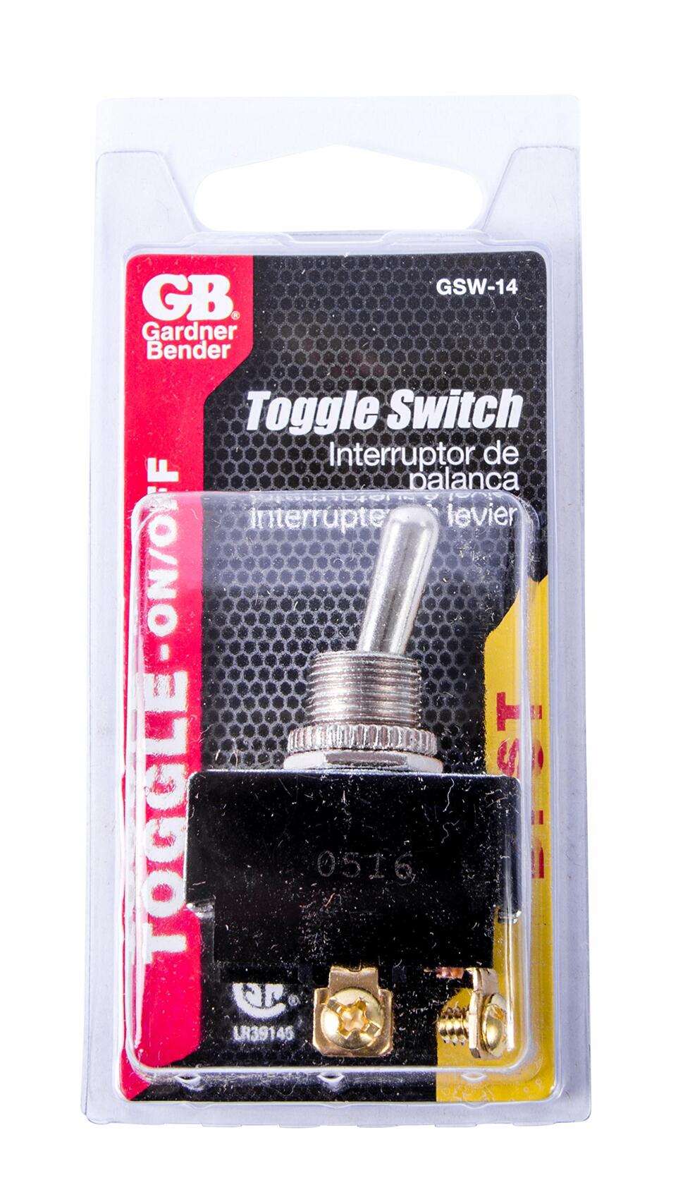 Gardner Bender Heavy-Duty DPST Screw Single Throw Toggle Switch GSW-14