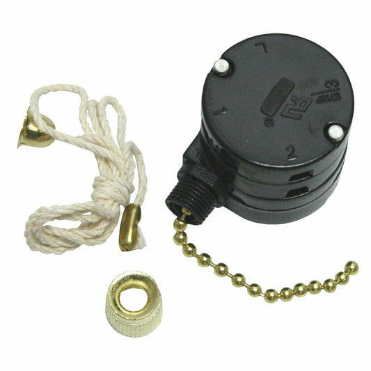 Westinghouse Lighting 77075 3-Speed Fan Switch