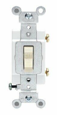 Leviton Mfg S07-CS120-02I Ivory Commercial Grade AC Quiet Switches Toggle