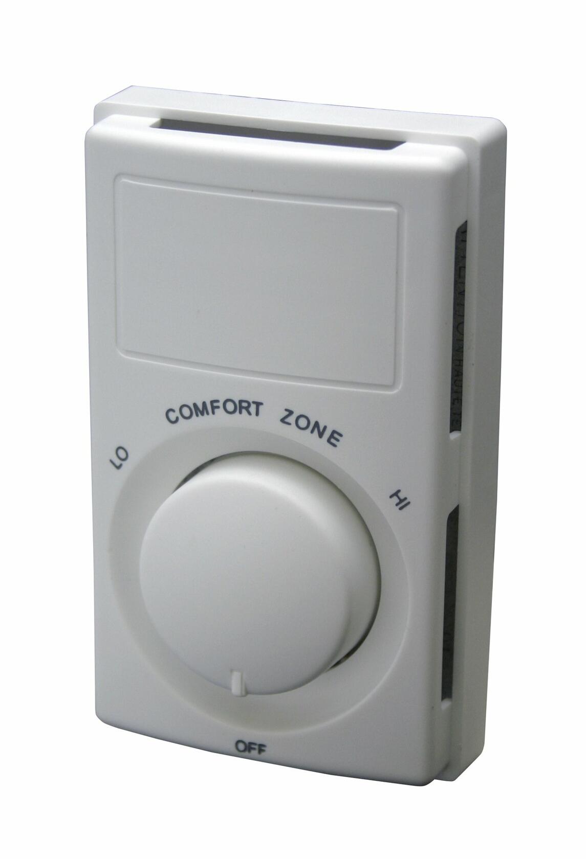 Fahrenheat MD26R DBL Pole Wall Thermostat, White