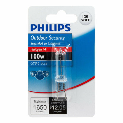 Philips 416685 Outdoor and Security 100-Watt T4 Bi-pin Base Light Bulb